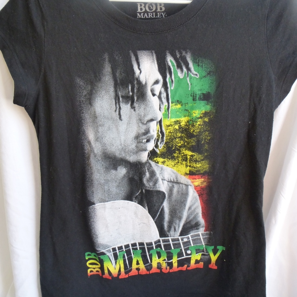 Ladies BOB MARLEY XL t-shirt short sleeve good con